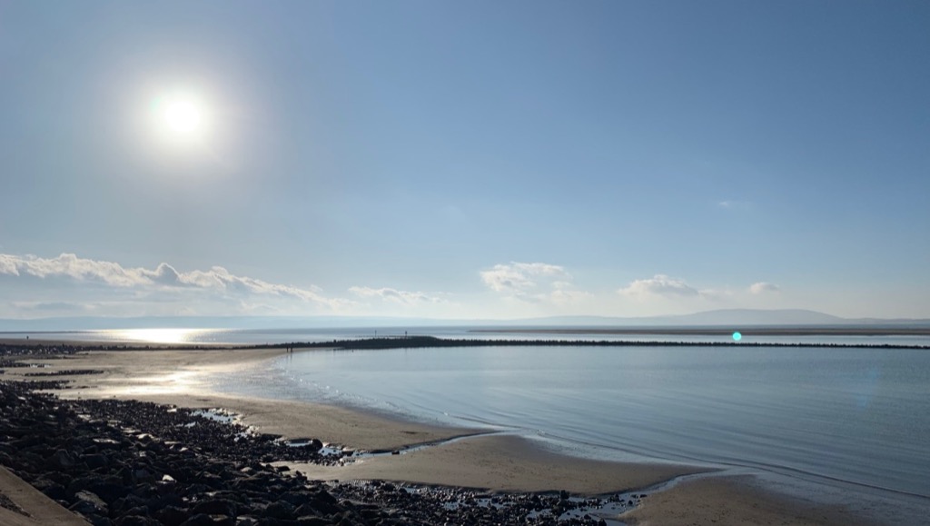 llanelli beach and Millennium Coastal path