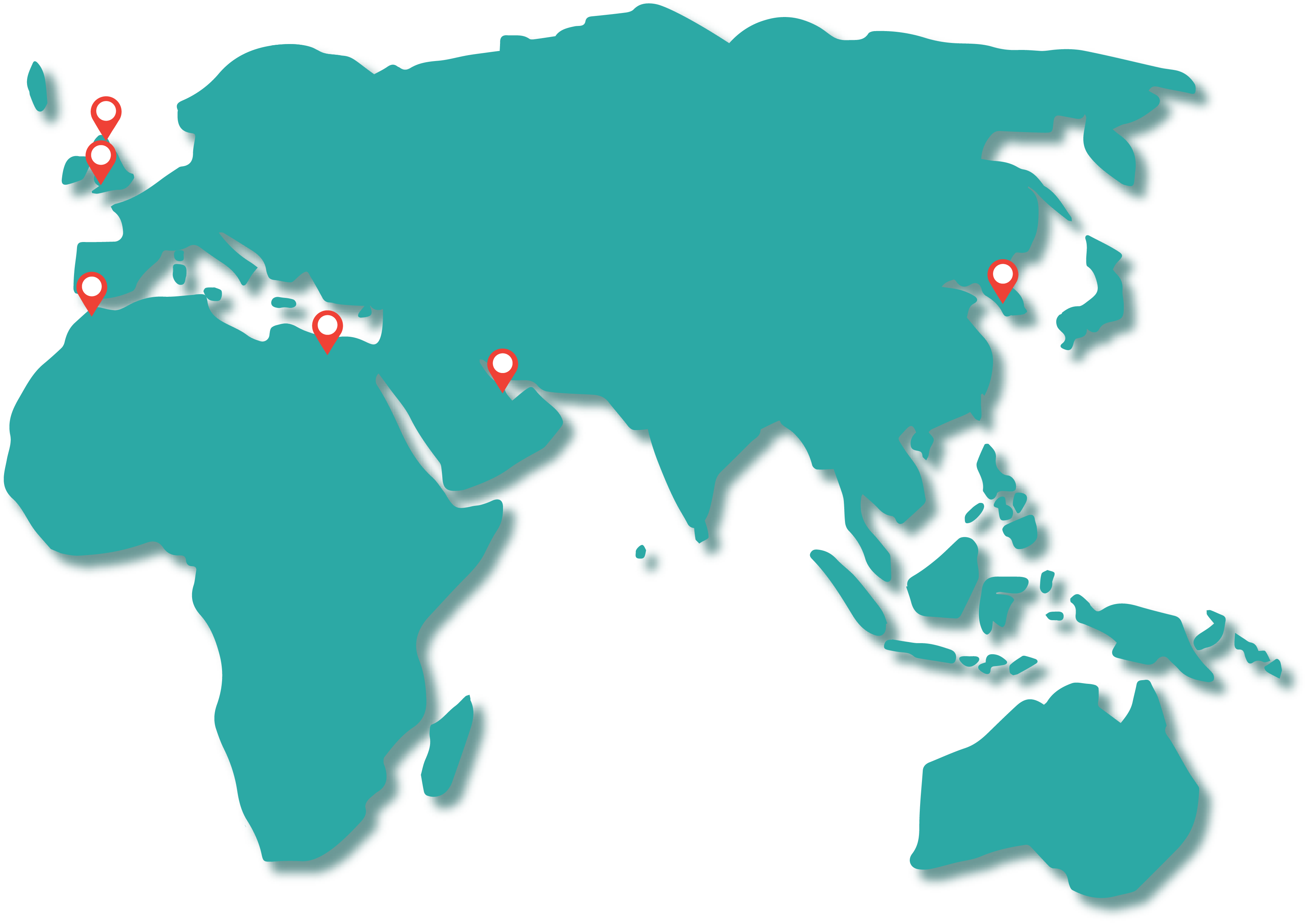 Offices locates in Wales Scotland Cairo South Korea Qatar